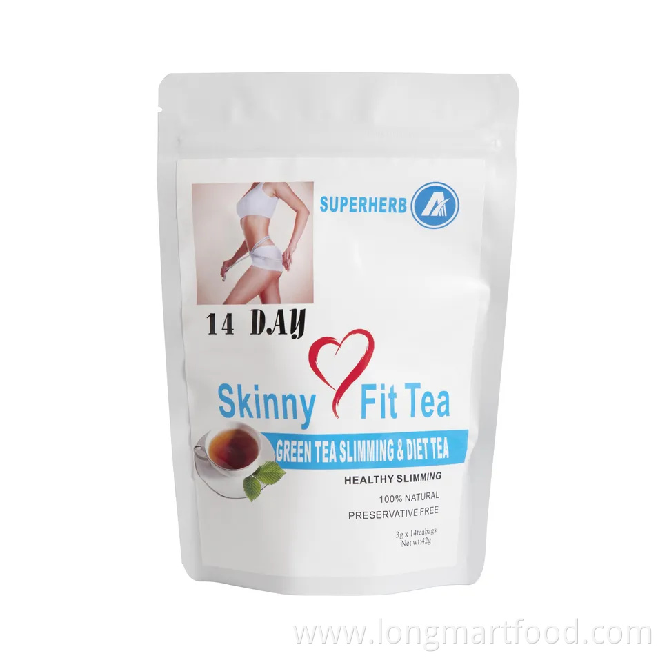 Private Label Herbal Fit Tea 14 Bags Skinny Honey Detox Tea with Natural Ingredient